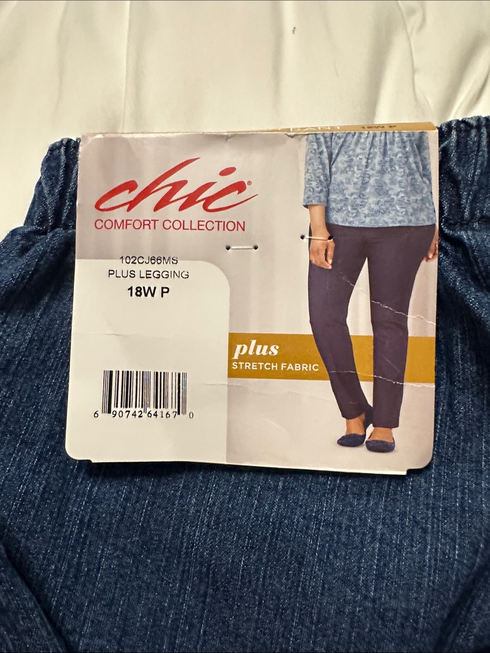 chic Plus Stretch Dark Navy Jeggings